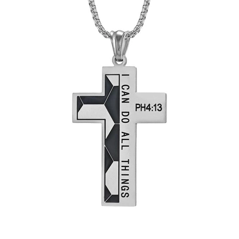 Men's Christian Necklace I Can Do All Things 3 Men's Christian Necklace I Can Do All Things