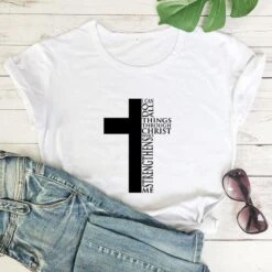 Christian T-Shirt I Can Do All Things Through Christ 14 Christian T-Shirt I Can Do All Things Through Christ -Lord's Guidance H42ddc2c70d49495fad74851edf855977Y