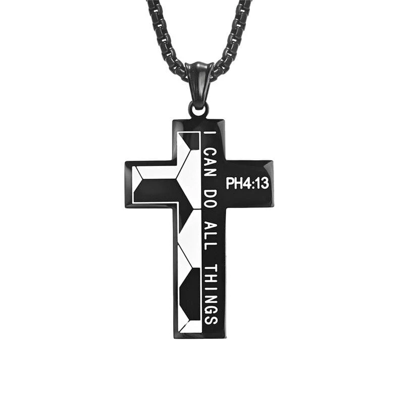 Men's Christian Necklace I Can Do All Things 7 Men's Christian Necklace I Can Do All Things - Image 5