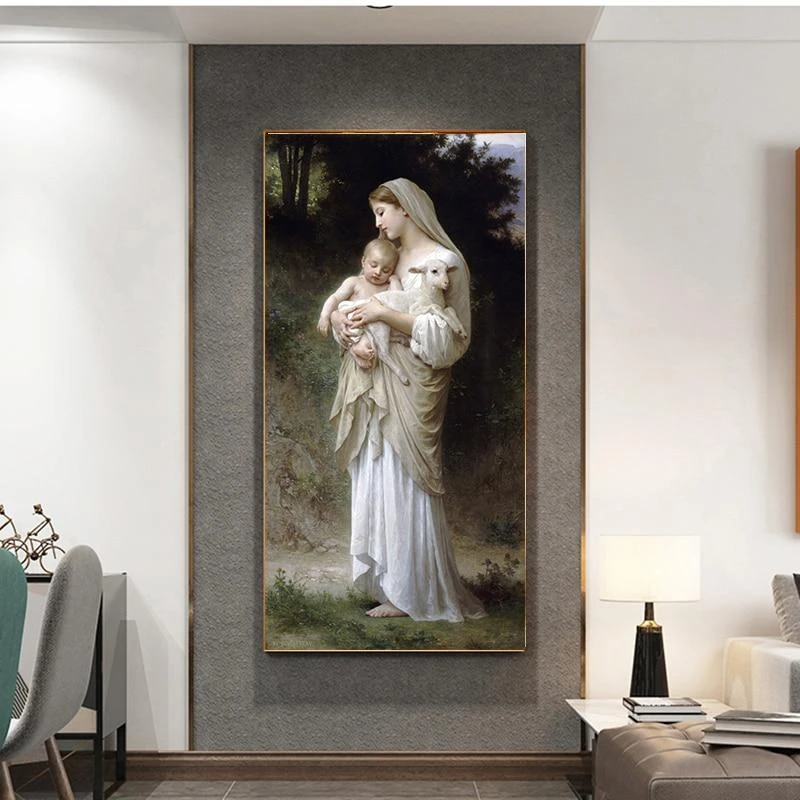 Christian Canvas Art Mary And Jesus 4 Christian Canvas Art Mary And Jesus - Image 2