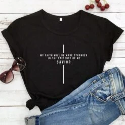Christian T-Shirt Stronger Faith 15 Christian T-Shirt Stronger Faith -Lord's Guidance H602e6e1db0684194a186f1e6622e066c7