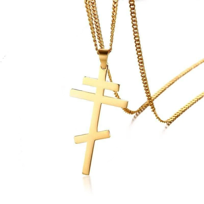 Men's Christian Necklace Orthodox Cross 4 Men's Christian Necklace Orthodox Cross - Image 2