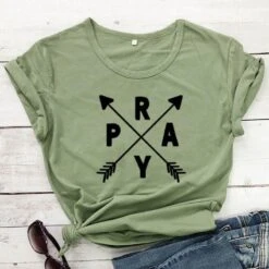 Christian T-Shirt Pray Arrows 21 Christian T-Shirt Pray Arrows -Lord's Guidance H74f83b0b543f413180d099d0e1510766j