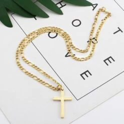Men's Christian Necklace Gold Tone 9 Men's Christian Necklace Gold Tone -Lord's Guidance H7b8bac7538424ee4a15e78f48581f924R