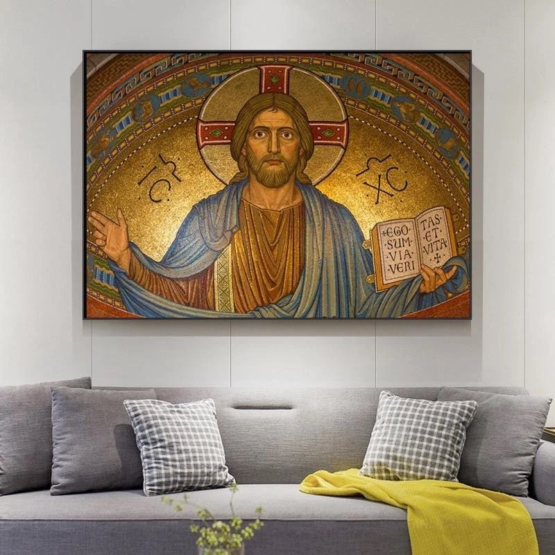 Christian Canvas Art Jesus Christ 4 Christian Canvas Art Jesus Christ - Image 2