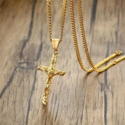 Men's Christian Necklace Jesus Saves 9 Men's Christian Necklace Jesus Saves -Lord's Guidance H85c9af5a6e3b4b02ad88cc8d7a17a2eeJ