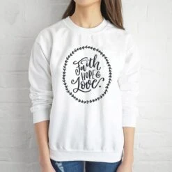 Christian Sweatshirt Faith Hope Love 12 Christian Sweatshirt Faith Hope Love -Lord's Guidance H9b12c0a948ff41dfac787e04f1abba14d