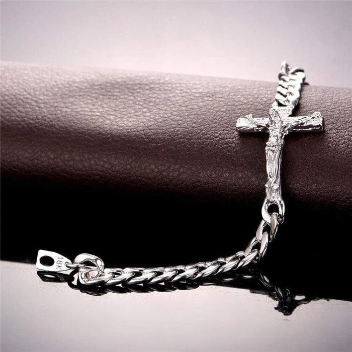 Men's Cross Bracelet Savior 8 Men's Cross Bracelet Savior - Image 6