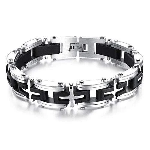 Men's Cross Bracelet Cross Link 6 Men's Cross Bracelet Cross Link - Image 4