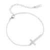 Women's Cross Bracelet Sideways Cross