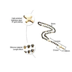 Men's Christian Necklace St Benedict Cross -Lord's Guidance HTB1vSlPbkSWBuNjSszdq6zeSpXaC