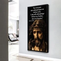 Christian Canvas Art Matthew 10:32 -Lord's Guidance Ha28caa6b7f704e63917e3708cc0ba258G