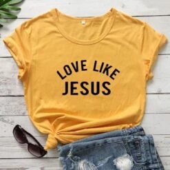 Christian T-Shirt Love Like Jesus 19 Christian T-Shirt Love Like Jesus -Lord's Guidance Ha2ab29f5a66940038eefa68b19231821n