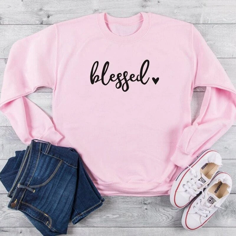 Christian Sweatshirt Blessed 11 Christian Sweatshirt Blessed - Image 9
