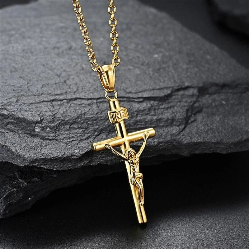 Men's Christian Necklace Jesus Christ 4 Men's Christian Necklace Jesus Christ - Image 2