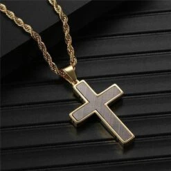 Men's Christian Necklace Premium Cross 6 Men's Christian Necklace Premium Cross -Lord's Guidance Hb25c1892cc7b487aaa51b0015ad0d8707