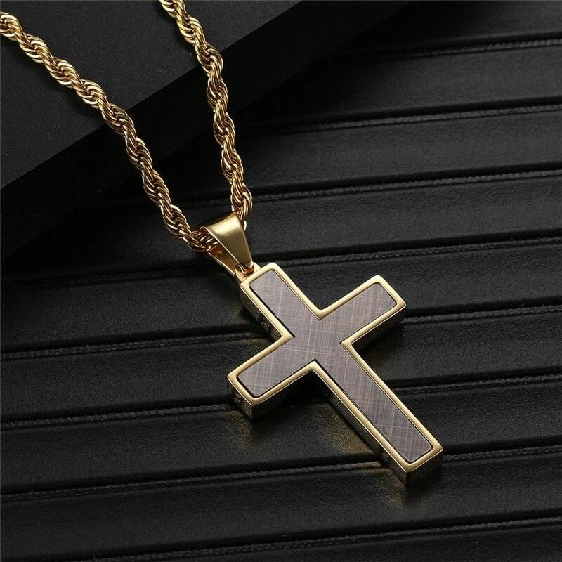 Men's Christian Necklace Premium Cross 4 Men's Christian Necklace Premium Cross - Image 2