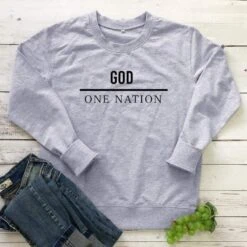Christian Sweatshirt One Nation Under God 16 Christian Sweatshirt One Nation Under God -Lord's Guidance Hb5c317174d224dc9b5ff8cd1c7abd869Y