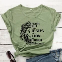 Christian T-Shirt Fear Not For Jesus 11 Christian T-Shirt Fear Not For Jesus -Lord's Guidance Hbb90ff7c60f3451fbbbaaffee2250465G