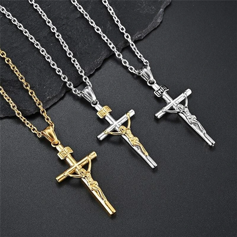 Men's Christian Necklace Jesus Christ 8 Men's Christian Necklace Jesus Christ - Image 6