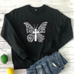 Christian Sweatshirt Butterfly 16 Christian Sweatshirt Butterfly -Lord's Guidance Hc5be58f6eb534f53b29d4d5cbe5a378as