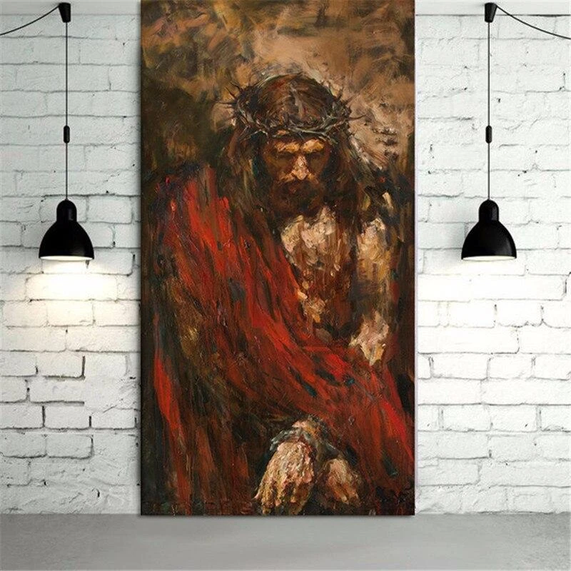 Christian Canvas Art Jesus Depiction 5 Christian Canvas Art Jesus Depiction - Image 3
