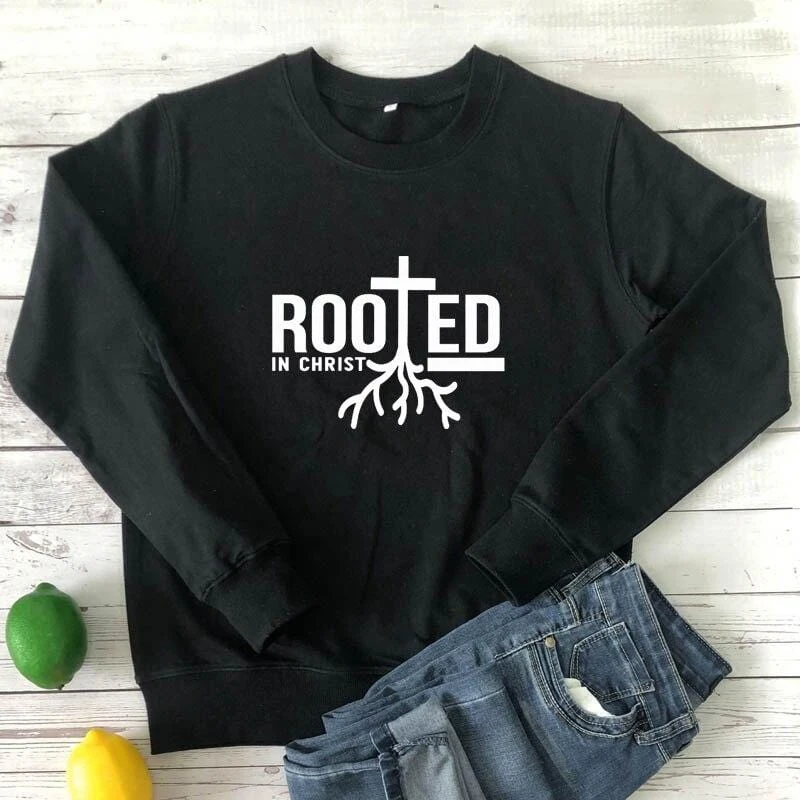 Christian Sweatshirt Rooted 6 Christian Sweatshirt Rooted - Image 4