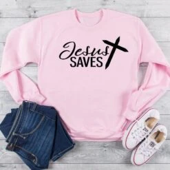 Christian Sweatshirt Jesus Saves 21 Christian Sweatshirt Jesus Saves -Lord's Guidance Hd6aeba2fa1714713a8111ae00220aa87n