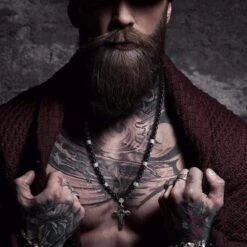 Men's Christian Necklace Beaded Crucifix 13 Men's Christian Necklace Beaded Crucifix -Lord's Guidance Hd76d648f64fd4932a83db5915f3834b84