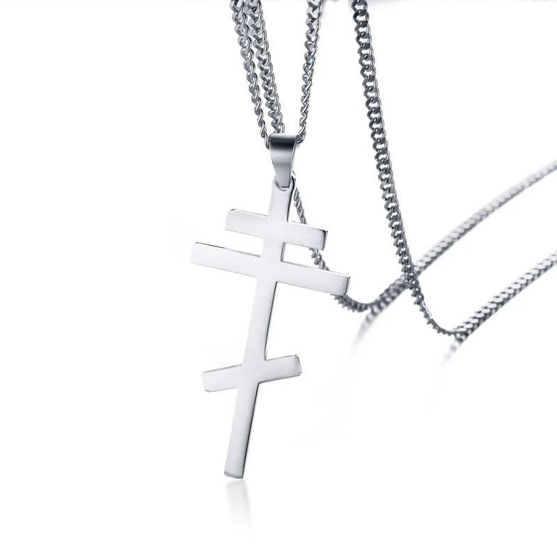Men's Christian Necklace Orthodox Cross 5 Men's Christian Necklace Orthodox Cross - Image 3
