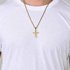 Men's Christian Necklace Trust 12 Men's Christian Necklace Trust -Lord's Guidance Hea1117ad713549c982dedd6432e227f0l