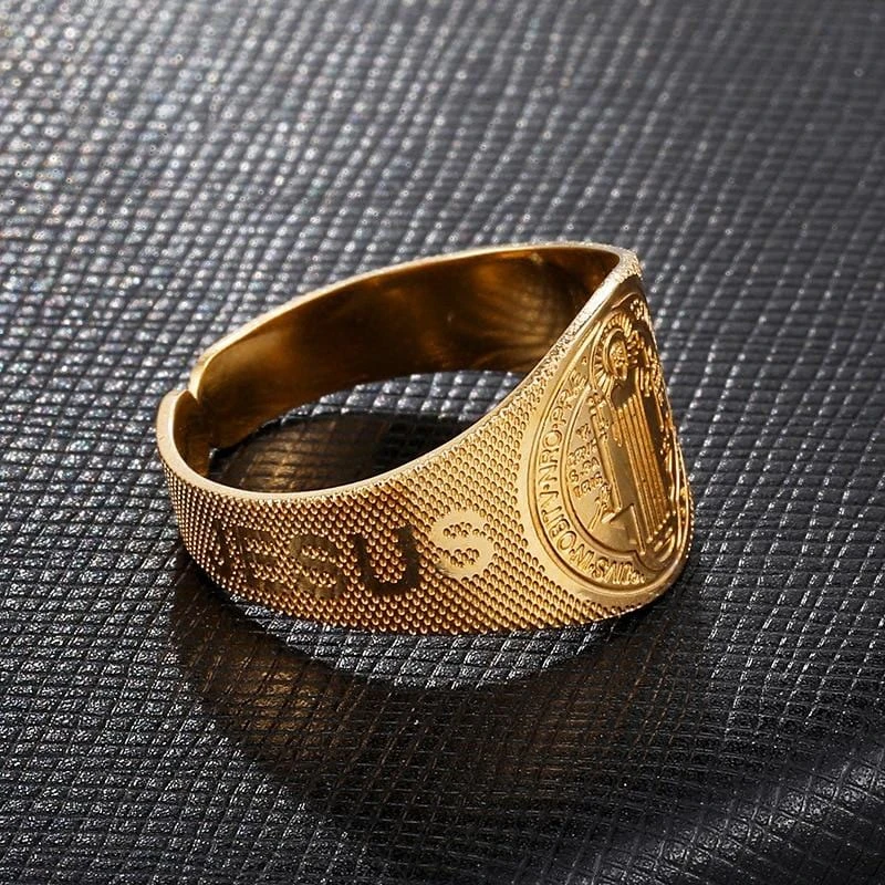 Christian Ring St Benedict 6 Christian Ring St Benedict - Image 4