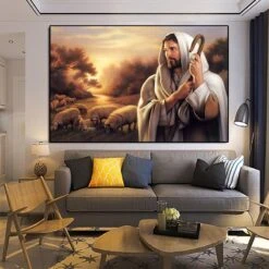 Christian Canvas Art Shepherd 10 Christian Canvas Art Shepherd -Lord's Guidance Hf22f587cc7ca4a67a957827c7edf7daa6