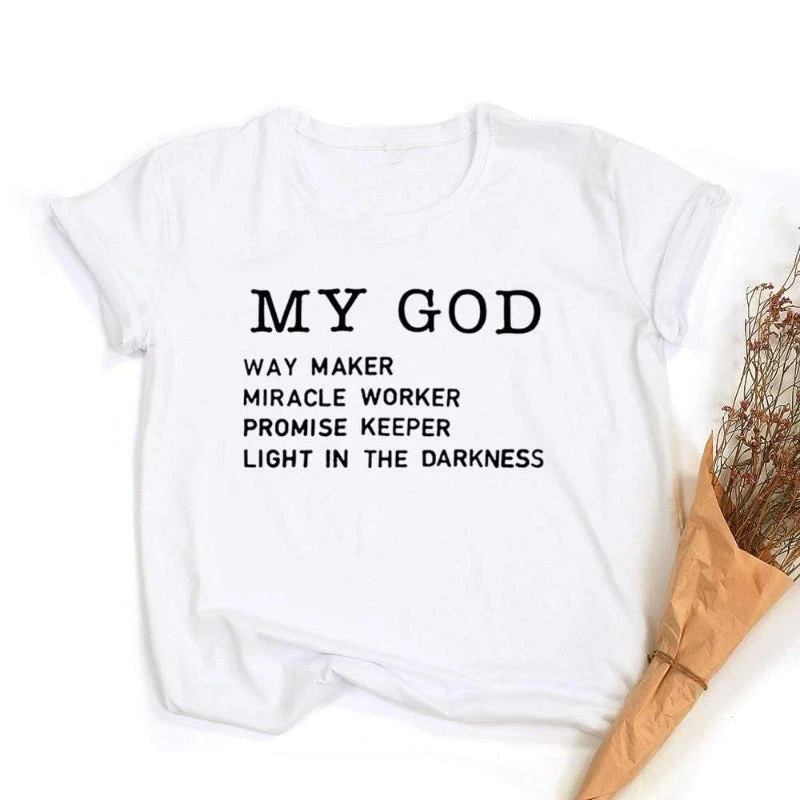 Christian T-Shirt My God 4 Christian T-Shirt My God - Image 2