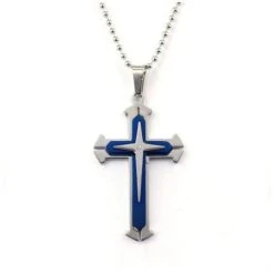 Men's Christian Necklace Layered