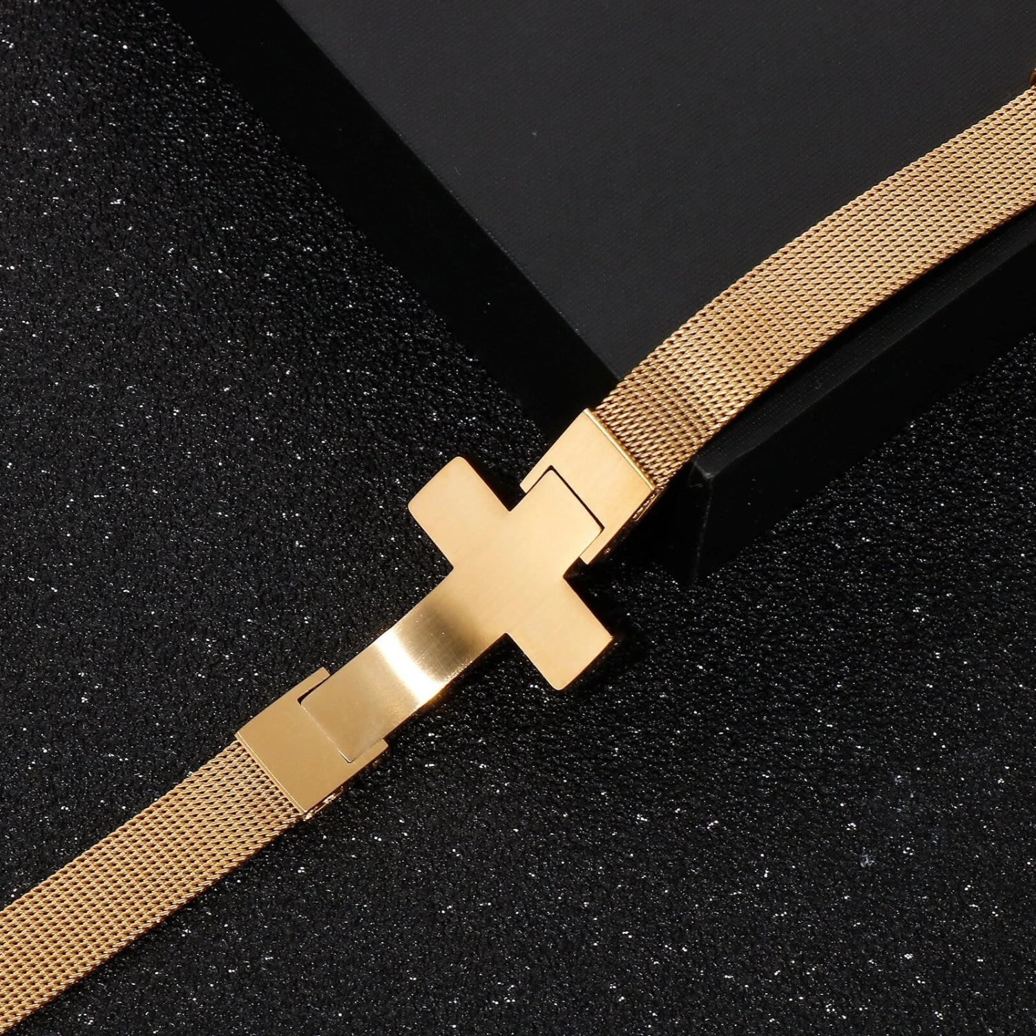 Men's Cross Bracelet Watchband 8 Men's Cross Bracelet Watchband - Image 6