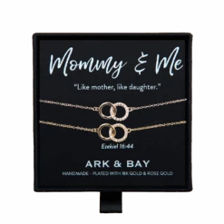Mommy And Me Double Circle Bracelet | Ezekiel 16:44