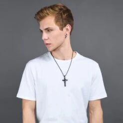 Men's Christian Necklace Lord's Prayer Ring 11 Men's Christian Necklace Lord's Prayer Ring -Lord's Guidance The Lord s Prayer Cross Pendant Necklace lord s guidance