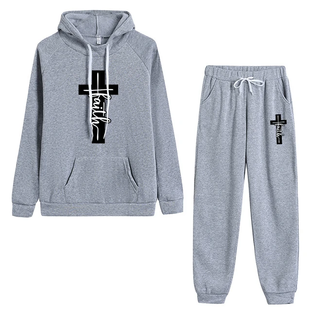 Christian Faith Cross Graphic Tracksuit Set 12 Christian Faith Cross Graphic Tracksuit Set - Image 11