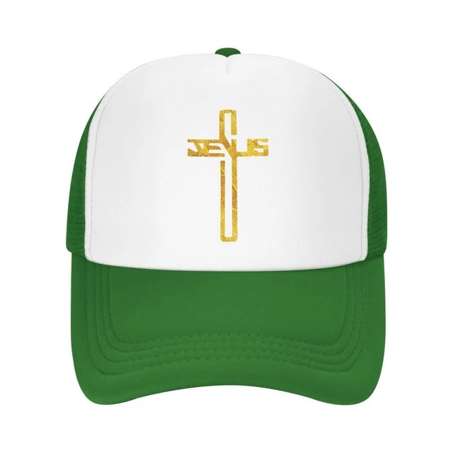 Jesus Cross Adjustable Baseball Cap 18 Jesus Cross Adjustable Baseball Cap - Image 16