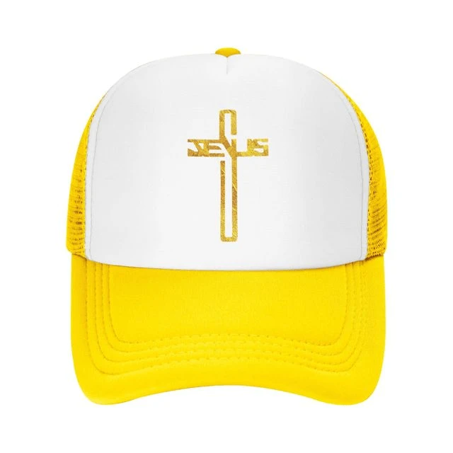 Jesus Cross Adjustable Baseball Cap 21 Jesus Cross Adjustable Baseball Cap - Image 19