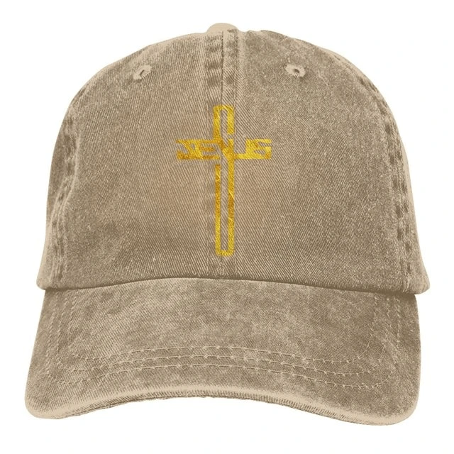 Jesus Cross Adjustable Baseball Cap 8 Jesus Cross Adjustable Baseball Cap - Image 6