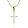 Classic Diamond Cross Necklace