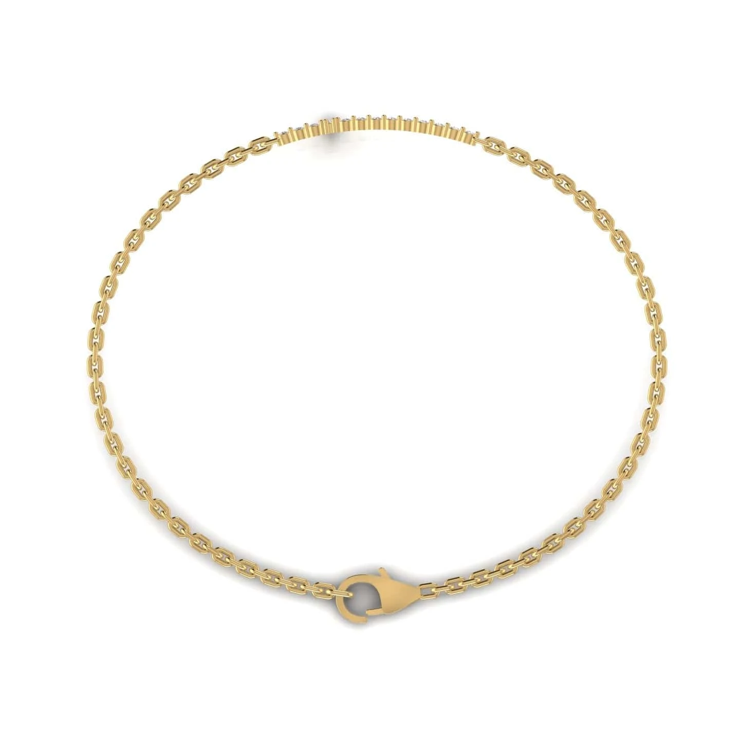 Diamond Cross Chain Bracelet 5 Diamond Cross Chain Bracelet - Image 3