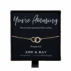 You're Amazing Double Circle Bracelet | Proverbs 3:15 2 You're Amazing Double Circle Bracelet | Proverbs 3:15 -Lord's Guidance YouAreAmazing B