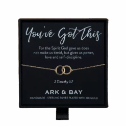 You've Got This! Double Circle Bracelet | 2 Timothy 1:7