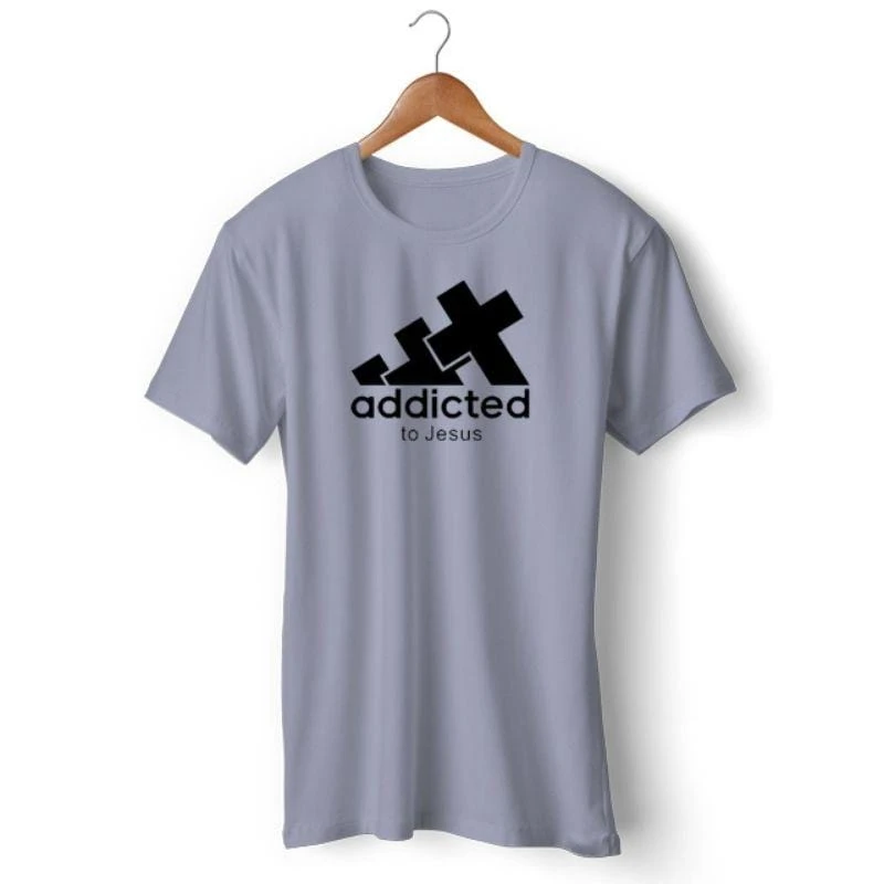 Christian T-Shirt Addicted To Jesus 5 Christian T-Shirt Addicted To Jesus - Image 3