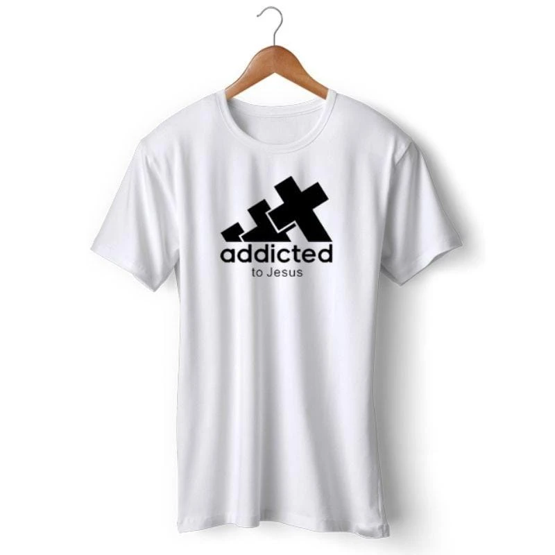 Christian T-Shirt Addicted To Jesus 3 Christian T-Shirt Addicted To Jesus