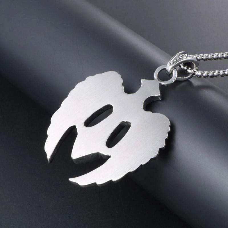 Men's Christian Necklace Gothic Wings 4 Men's Christian Necklace Gothic Wings - Image 2
