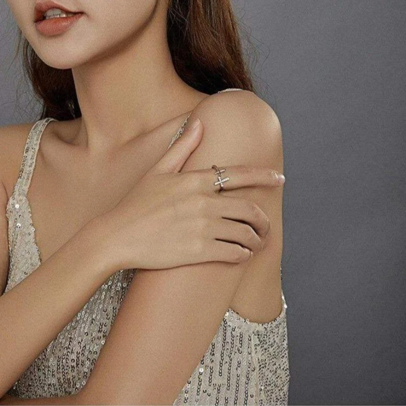 Christian Ring Duo Ring (Silver) 9 Christian Ring Duo Ring (Silver) - Image 7